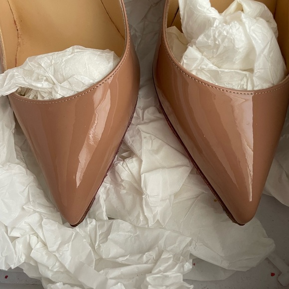 Worn once brought from Nordstrom sole protection added on heel toe n shoe - Picture 9 of 10